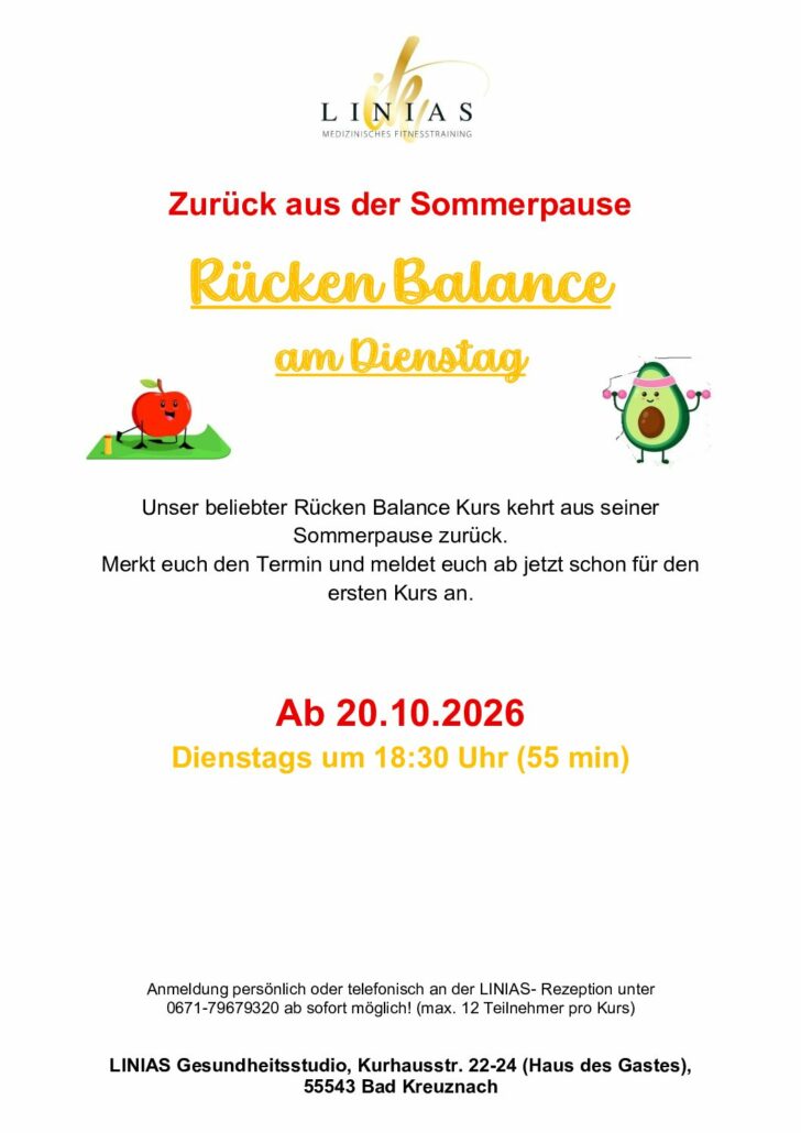 Rücken Balance Ab 20.10.26