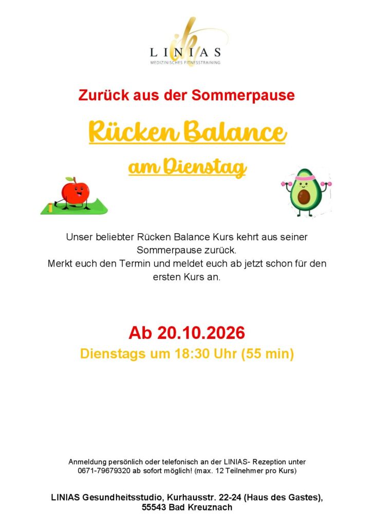 Rücken Balance Ab 20.10.26